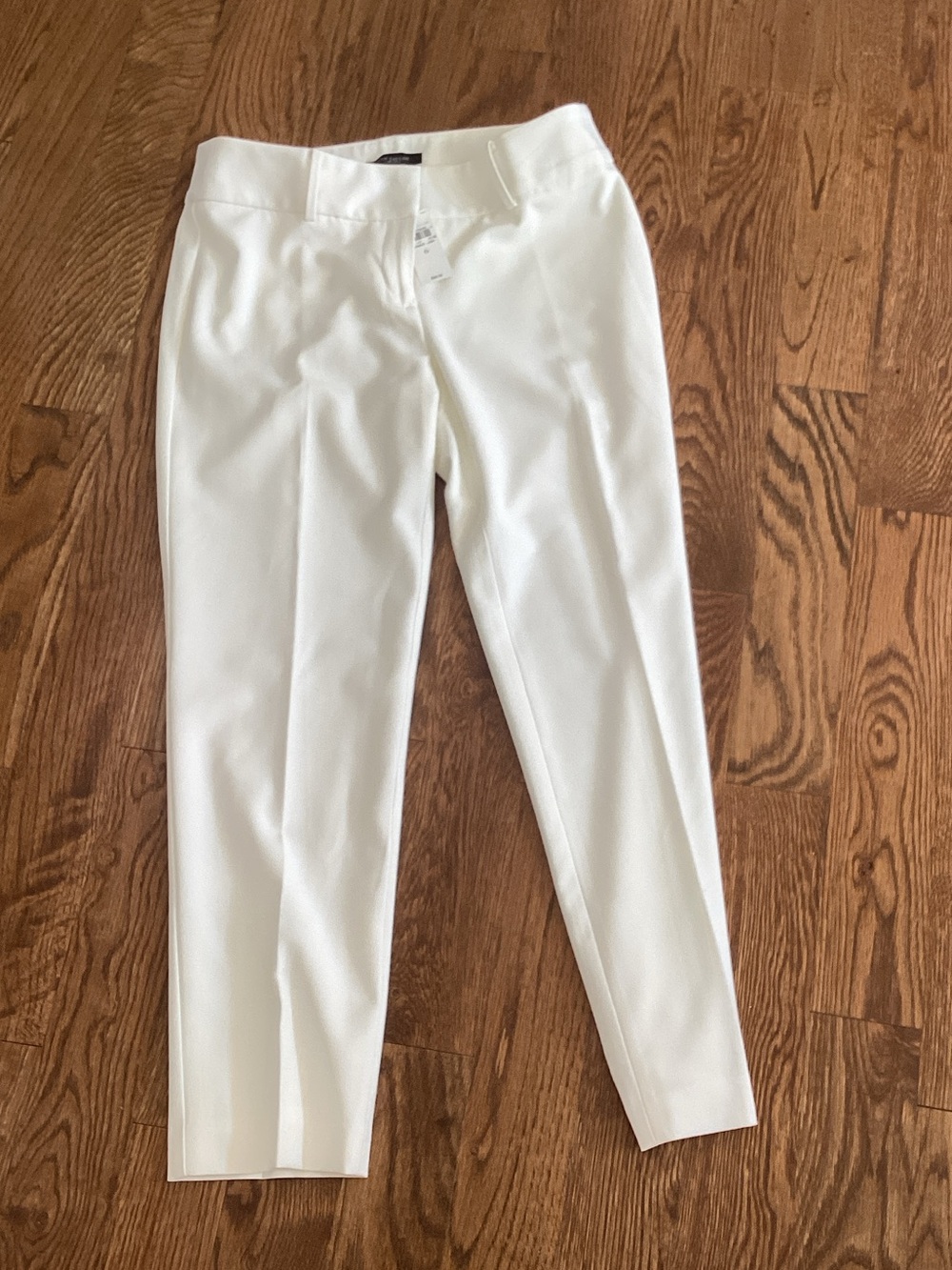Ann Taylor Men's White Dress Trousers - Slim Tailored Look